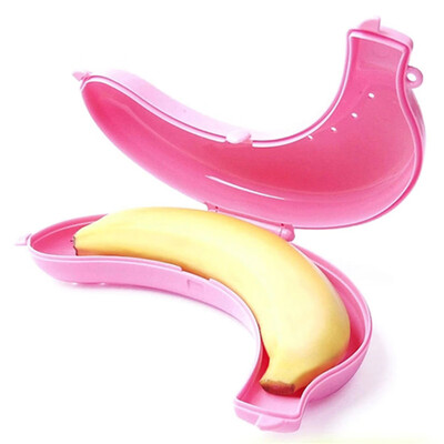 

JPGIF Cute 3 Colors Fruit Banana Protector Box Holder Case Lunch Container Storage TB