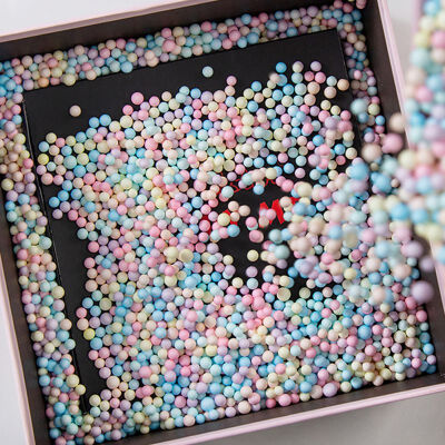 

Rainbow Foam Beads Decorative Styrofoam Balls Colorful Craft Foam Balls Gift Box Filler DIY Arts Crafts Wedding Party Decoration