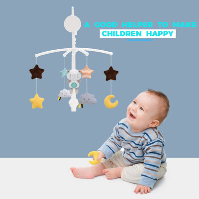 

Gobestart Baby Toy 0-12 Months Crib Mobile Music Bed Bell Animal Rattle