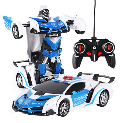 

Gobestart 118 Electric Remote Control Car1 Button Remote Control Deformable Vehicle Robot