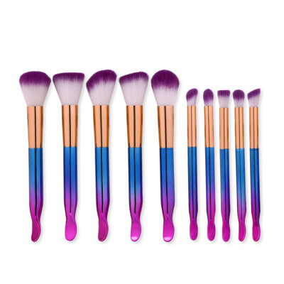 

10pcs Pro Make up Brush Blush Powder Foundation Brushes Maquiagem pincel Cosmetic Brushes TR36