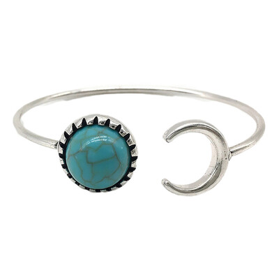 

New Fashion Gypsy Vintage National Bracelet Wind Boximiyasongshi Moon Sun Bracelet Opening Jewelry
