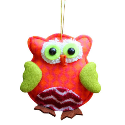 

Decorative Hanging Doll Cartoon Owl Pendant Ornament For Xmas Tree Festival Party Supplies