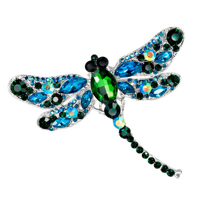 

Colors Dress Accessories Jewelry Pins Crystal Women Brooch for Rhinestone Dragon Shinny Gift Accessory 7 Brooches Scarf
