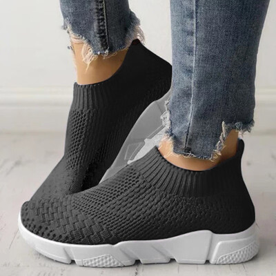 

Women Shoes Plus Size 42 Sneakers Women Summer Gym Shoes 2019 Breathable Flyknit White Sneakers Zapatillas Mujer Casual Krasovki