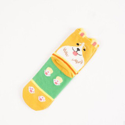 

Design Fashion Fantastic Women Cute Cartoon Puppy Cotton Socks Floor Socks
