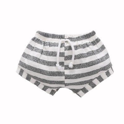 

Summer Baby Boys Girls Striped Print Short Pants Trousers Kids Knee Length Casual Shorts
