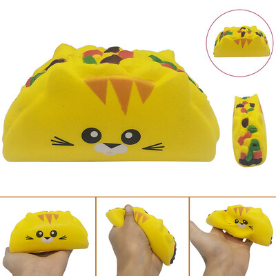 

YIWULANew Cat Vegetable Roll Cute Slow Rebound Food Play Decompression Vent Toys