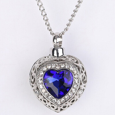 

Love Heart Box Urn Cremation Pendant Necklace Ash Holder Keepsake