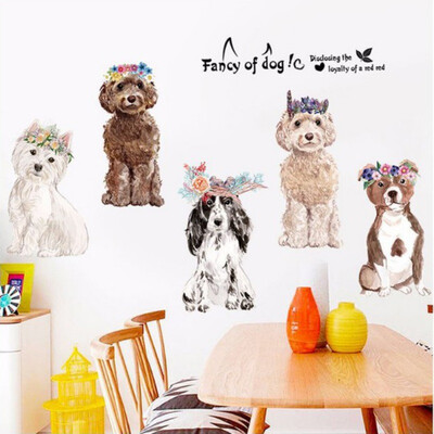 

Cartoon Animal Pattern Wall Stickers Self-Adhesive Removable Peel&Stick Wallpaper Decal Applique Background Decoration
