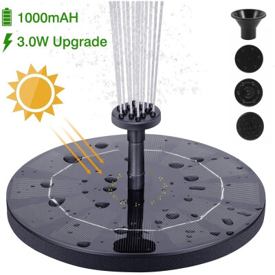 

Garden Spray Heads Solar Automatic Fountain Pump For Bird Bath Garden Back Yard And Small Pond 13cm