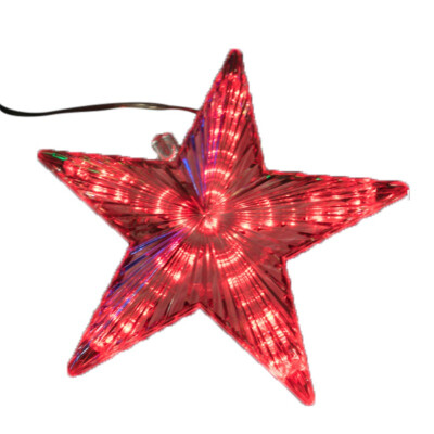 

Festival Star Light Colorful Christmas Tree Topper Decoration Home Garden LED Xmas Tree Ornaments Star Lamp Christmas Decoration