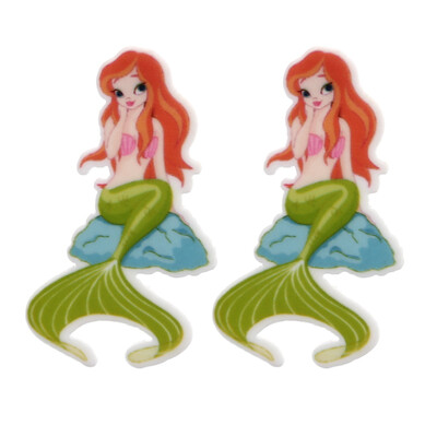 

Trend Cute Mermaid Delicate Personality Colorful Unicorn Earrings Woman Girls Unicorn Earrings Stud Cartoon Horse Jewelry