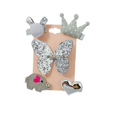 

New Fashion 5pcsset Kids Baby Girl Cute Cartoon Hair Clips Bow Hairpins Set Headwear Gifts Girls Hair Accessories