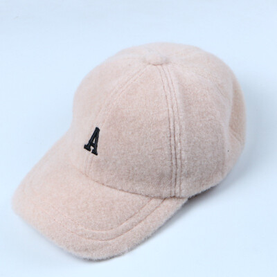 

Hat Lady Autumn Winter 2019 Korean Edition New Wool Warm Student Baseball Cap Wholesale with Alphabetic Duck Tongue Cap