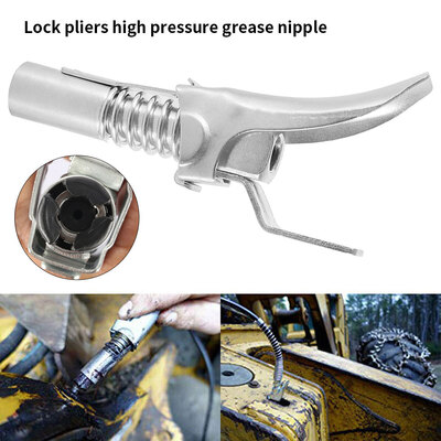 

Lock-Pipe High-Pressure Grease Nozzle-English White Boxed-Clamp Type Grease Nozzle