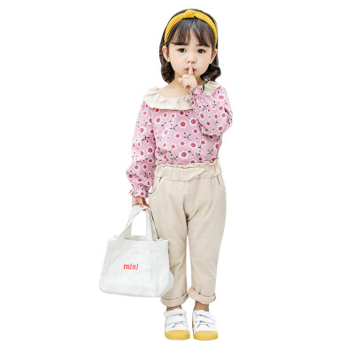 

Kids Girls Clothing Sets Autumn Baby Girl Clothes Casual Long Sleeve Floral Blouse TopsPants Trouser Costume Set 2Pcs Suits