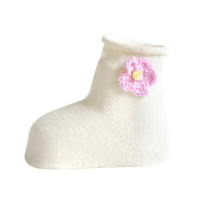 

Newborn Baby Sock Flower Pattern Sole Soft Sock Boys Girls Sock Infant Toddler Anti-slip Floor Socks