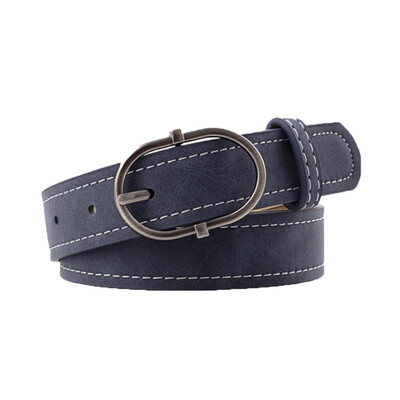

New Wild Belt For Women Casual Long Section Retro Word Buckle Imitation Leather Fashion Belt Women