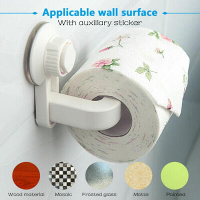 

AU Toilet Paper Holder Wall Mount Free Dispenser Chrome Roll By Home Discount