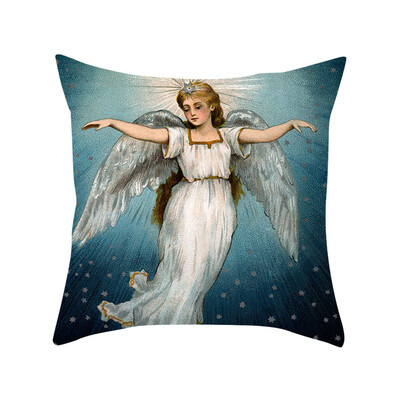 

Tailored Christmas Series Home Decor Polyester Peach Skin Pillow Case 18x18in