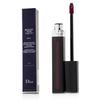 

CHRISTIAN DIOR - Rouge Dior Liquid Lip Stain - 862 Hectic Matte Dark Purple 6ml02oz