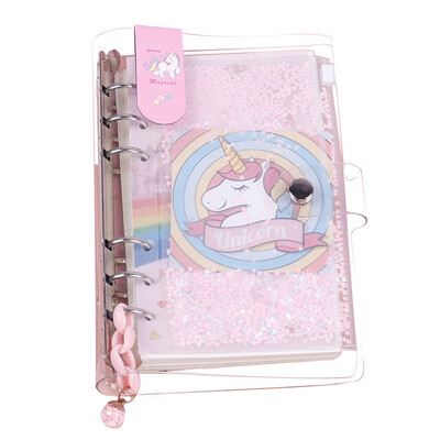 

Unicorn Planner Book Suit A6 Spiral Notebook Hand-book Students Supply