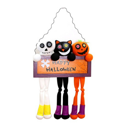 

Horrible Witch Dolls Hanging Pendant Props Door Decors Porch Haunted House Bar Cloth Witch Ornament Halloween Supplies