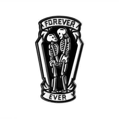 

Fashion Women Badge Decoration Brooch Pin Skull Head Goth Jewelry Lover Gift