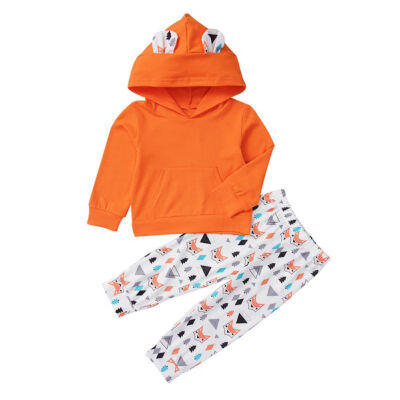 

autumn baby Boys clothes cotton long sleeve hoodie coatpants kids 2pcs suit baby boy clothing sets infant clothing