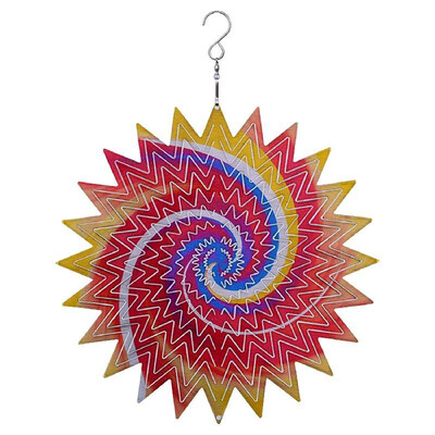

Wind Spinner with  Hook Christmas Decoration Hanging Ornament Colorful Metal Swivel Wind Chimes Thanksgiving Day Home Outdoor Gar