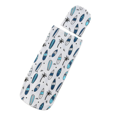 

012Month Baby Sleeping Bag Floral Animal Print With Hats Set Newborn Anti-kick Sleeping Bags Knotted Cap New