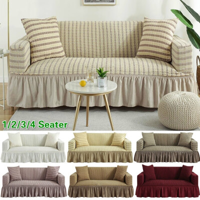 

NEW Premium Soft Fabric Sofa Covers Couch Quilted Furniture Protectors Covers for Sofa with Anti-slip Strip Chair