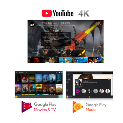 

MECOOL KM3 RARE Smart Android 90 TV Box UHD 4K Media Player Amlogic S905X2 4GB 128GB Voice Remote Control Google Certificated 2