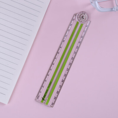 

Toponeto Clear Plastic Straight Ruler Plastic Measuring Tool for Student School Office