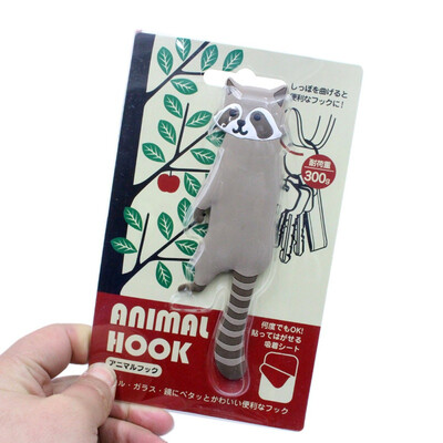 

Lovely Multifunctional Cartoon Animal Hanging Clasp Creative no trace Hanging Hooks For Home Kitchen Bathroom Refrigerator