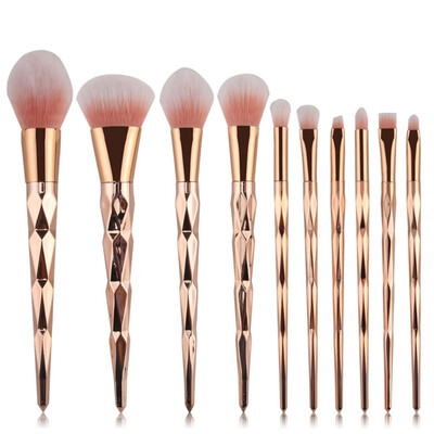 

5pcs7pcs10pcs New Brand Makeup Brushes Set Spiral Handle Cosmetic Foundation Eyeshadow Blusher Powder Blending Brush