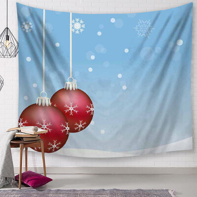 

Siaonvr Christmas Tapestry Santa Print Wall Hanging Tapestry Art Home Decor