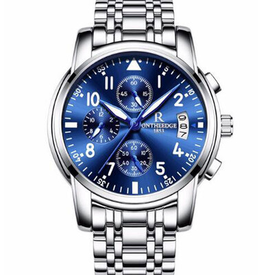 

Luxury brands Men Business Quartz Watch Stainless Steel Calendar Waterproof Watch Chasy Hot Sale