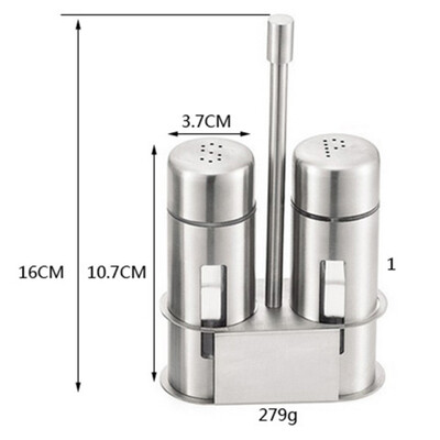 

304 Stainless Steel Seasoning Bottle With Handle For Soy Sauce Vinegar Household Seasoning Bottle Set For Kitchen
