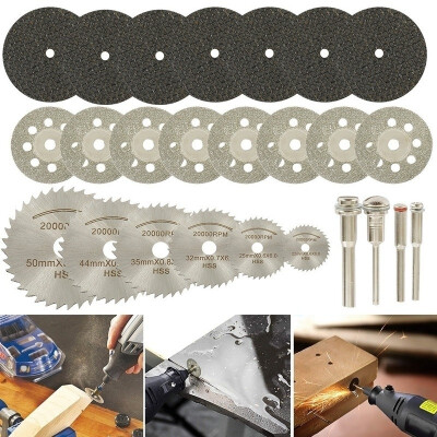 

Professional Rotary Tools Diamond Cutting Wheels Kit Mini Circular Saw Blade for Dremel Rotary Tool Die Grinder Metal Cut Off Disc