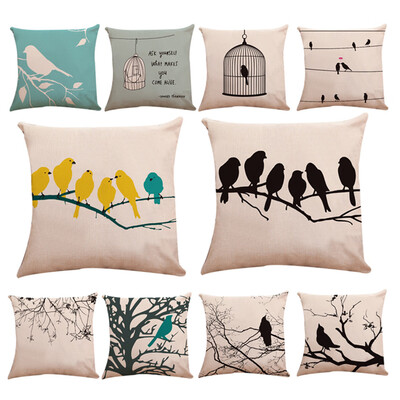 

〖Follure〗Square Pillow Cover Cushion Case Toss Pillowcase Hidden Zipper Closure