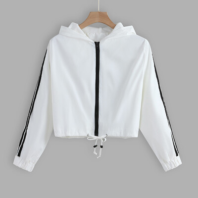 

Toponeto Womens Long Sleeve Zipper Interior Mesh Windbreaker Wacket Coat Outerwear