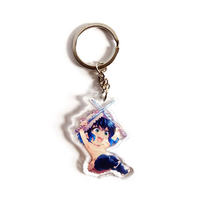 

CAR-TOBBY Anime Action Figure Demon Acrylic Keychain Key Ring Collection Model Toys