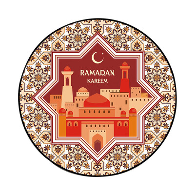 

Gobestart Ramadan Eid carpet For Home Moon Islam Muslim Festival Party Supplies