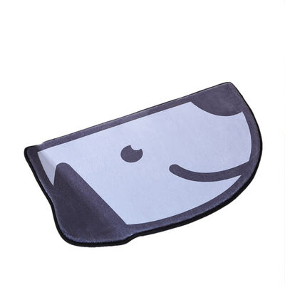 

OCHINE 5080cm New Semicircle Styling Flannel Mats Kitchen Bedroom Bathroom Door Slip Absorbent Mats Carpet