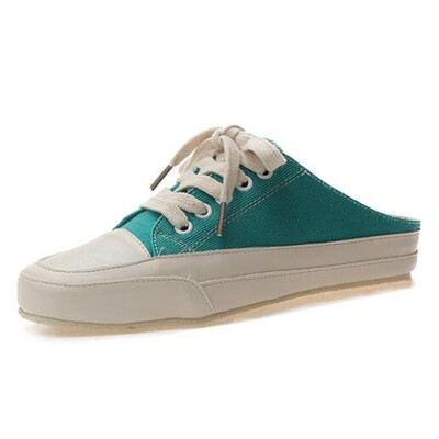 

2019 New Women vulcanized sneakers breathable flat casual white shoes No heel woman spring&autumn canvas shoes D923