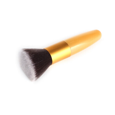 

Beginner Flat Top Buffer Foundation Powder Brush Cosmetic Makeup Basic Tool Plastic Handle S1