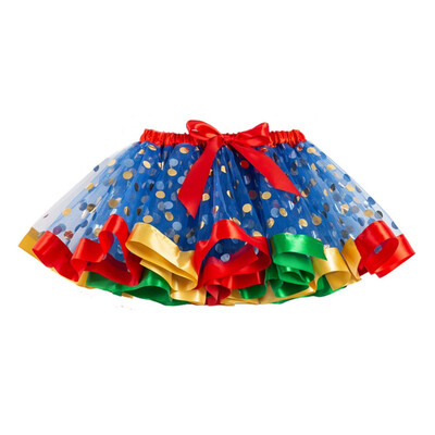 

Baby Girls Skirt Halloween Tutu Princess Mesh Dot Print Matching Children High Waist Ballet Kids Party Dance Skirts 2-7Y 2019