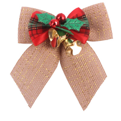 

Siaonvr Christmas Bow With Iron Bells Christmas Wreath With Christmas Tree Decorations